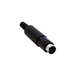 6 Pin Mini Din Erkek Konnektör