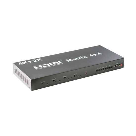 HDMI 4x4 Matrix Switch with Ultra HD 4K support