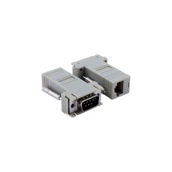 8P/8C Dişi - 9 Pin Erkek D-Sub Adaptör