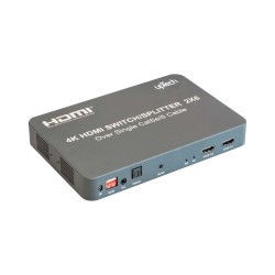 HDMI 2x6 Matrix Switch with Extender 120m 2 in 6 Out