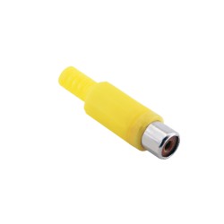 RCA Dişi Konnektör - Sarı