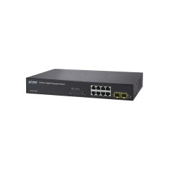 IPv6, 8-Port Gigabit TP + 2-Port SFP Layer 2/4 IPv6 Advance SNMP Managed Switch