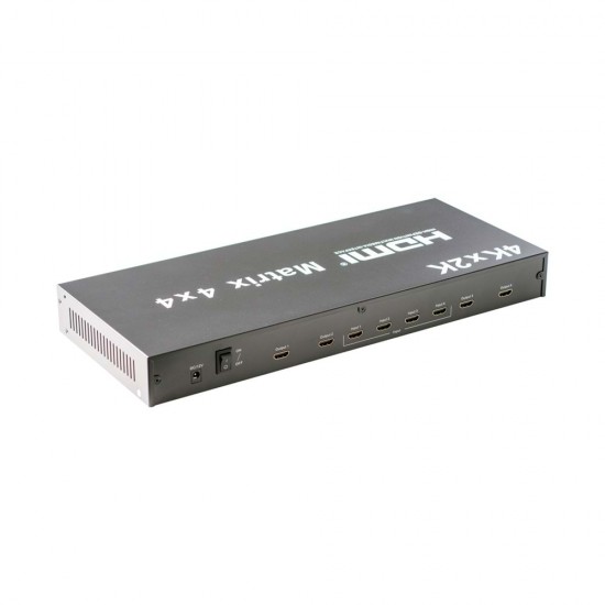 HDMI 4x4 Matrix Switch with Ultra HD 4K support