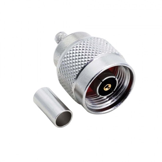 N Erkek Sıkmalı RP Konnektör - RG58